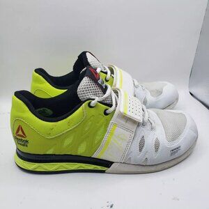 Reebok CrossFit Lifter 2.0 Womens Size 6 White Neon Running Shoe Sneakers V65909